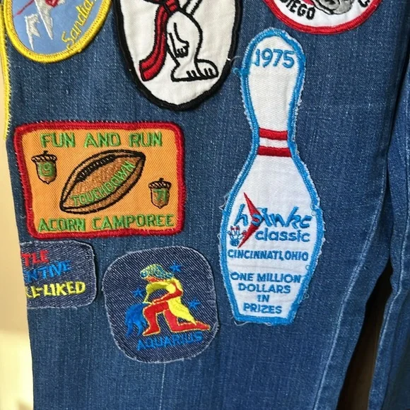 1960’s-1970’s Rare Vintage Patch Jeans - Picture 9 of 17